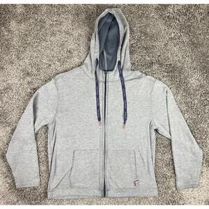 English Laundry Men’s Full Zip Hoodie Sweatshirt Large Gray